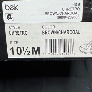 Belk Brown and Charcoal Footwear